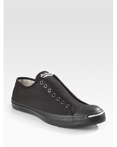 Converse Jack Purcell Slip On in Black 