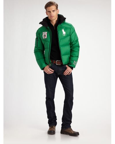Polo Ralph Lauren Active Down Jacket/italy in Green for Men | Lyst