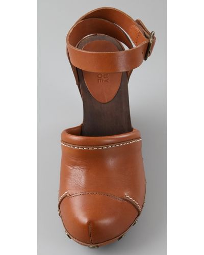 tan closed toe sandals