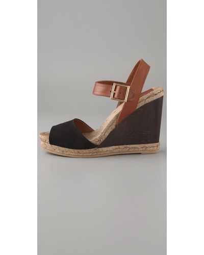 tory burch wooden wedges