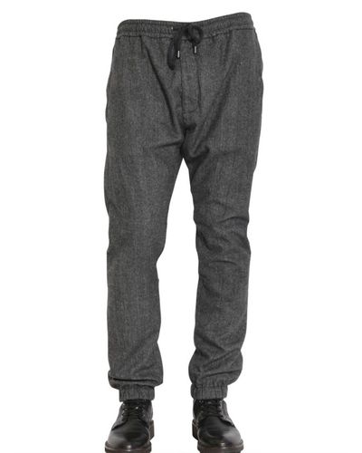 wool jogger pants