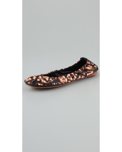 eddie metallic ballet flat