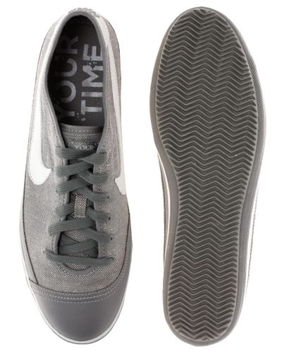 Nike Cotton Nike Flash Trainers in Grey (Gray) for Men | Lyst