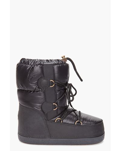 Moncler Moon Boots in Black for Men - Lyst