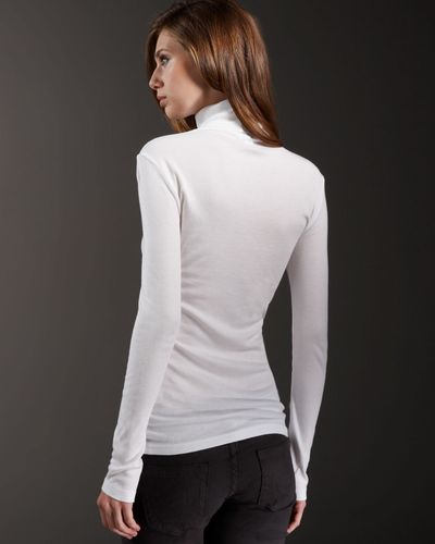 Lyst - Splendid Ribbed Turtleneck in White