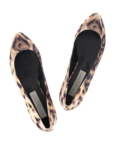 animal print ballerina flats