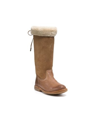 frye celia shearling bootie