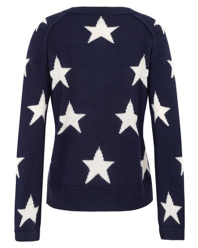 Lyst - Sea Navy Star Knitted Jumper in Blue