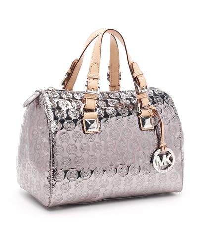 metallic mk purse
