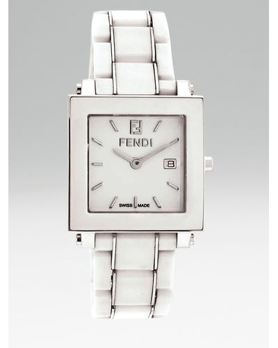fendi ceramic watch