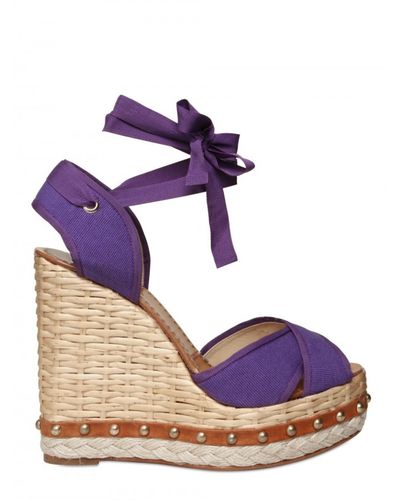 dolce and gabbana purple shoes
