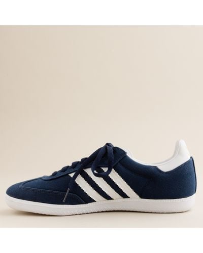 J.Crew Adidas® Canvas Samba® Sneakers - Blue