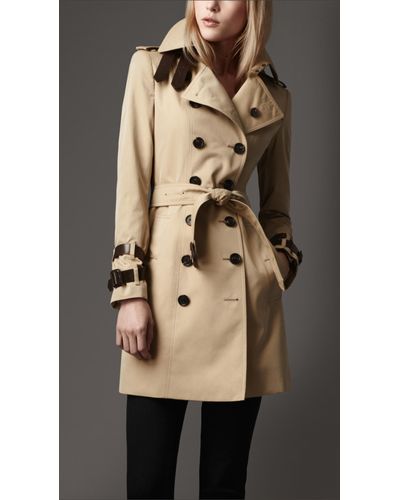 Burberry Leather Belt Trench Coat In, Trench Coat Leather Belt