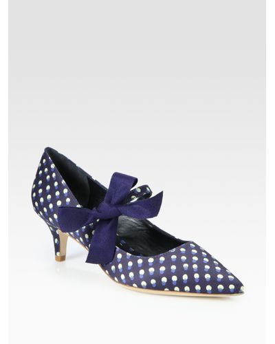tory burch navy heels