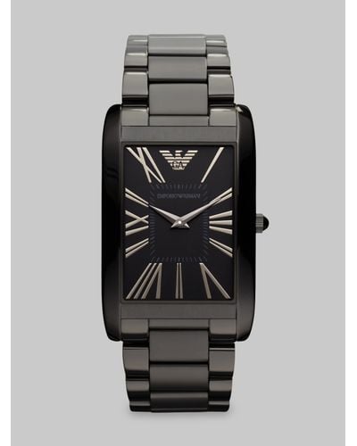 emporio armani watch rectangular face