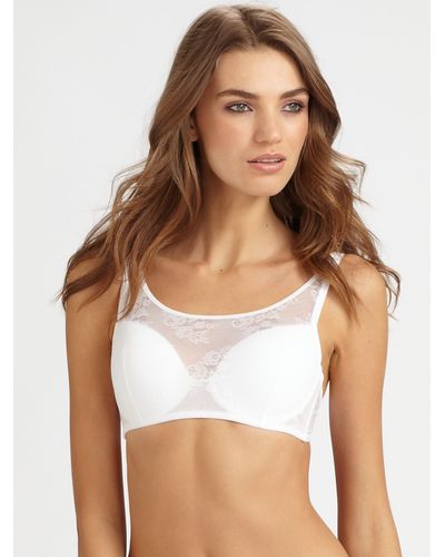 White lace camisole bra Clearance