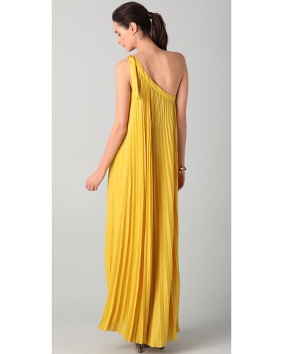 abee pleated maxi dress