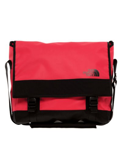 The North Face Base Camp Messenger Bag in Red for Men - Lyst