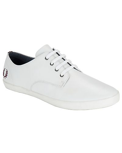 Fred Perry Foxx Leather Trainers White for Men - Lyst