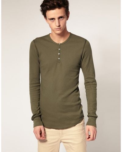 american apparel long sleeve henley