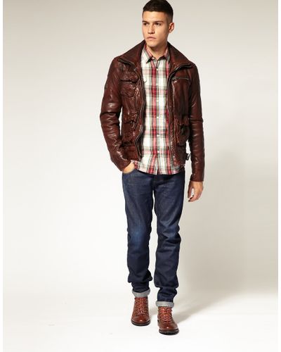 tarpit leather jacket