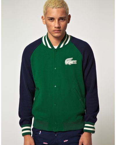 lacoste baseball jacket