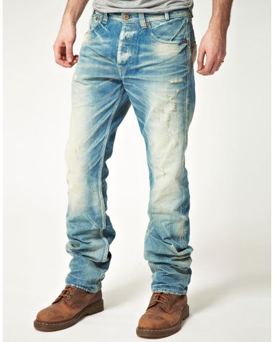 Pepe Jeans Pepe Jeans Heritage Stinson Straight Leg 9 Year Wash Jeans in  Blue for Men - Lyst