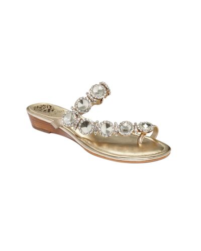 Vince Camuto Imanal Sandals in Gold (Metallic) - Lyst