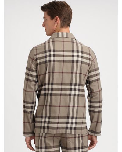burberry mens pajamas