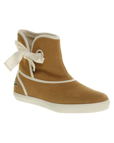 lacoste tan boots