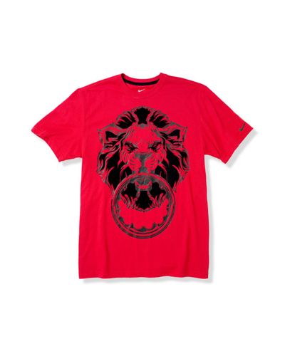 nike lion t shirt
