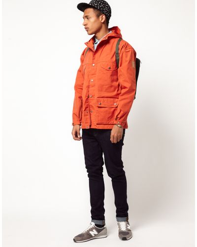 fjallraven orange jacket