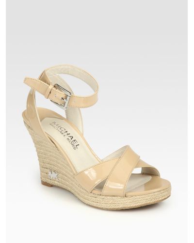 nude espadrille wedge sandals