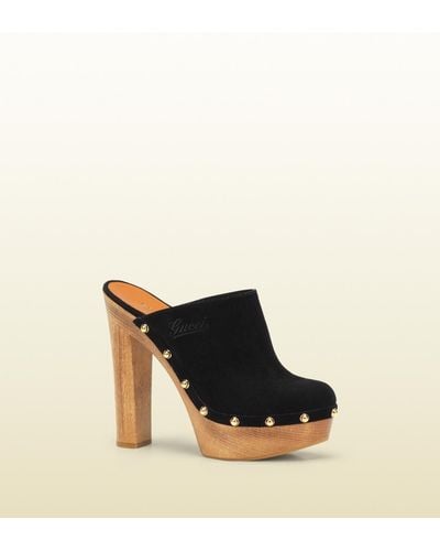 platform clog heels