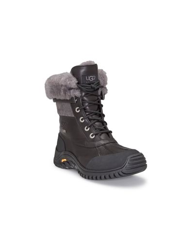 ugg adirondack quilted ski boot in white
