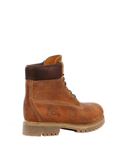 Timberland Authentic Vintage 6 Inch Boots in Brown for Men | Lyst