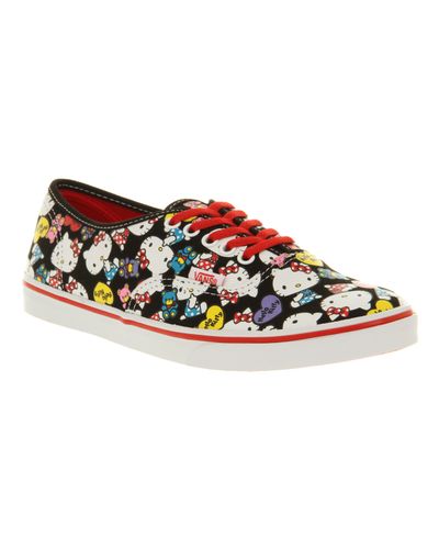 Vans Authentic Lo Pro Hello Kitty Black 
