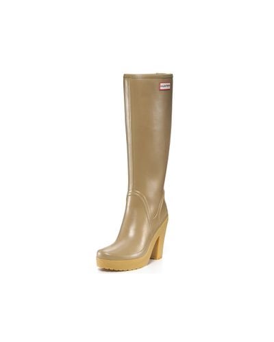 high heel gumboots