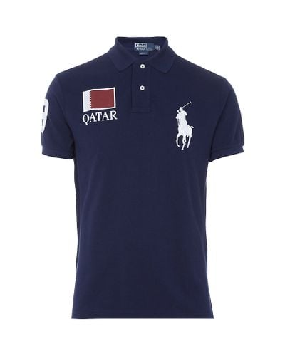 Polo Ralph Lauren Qatar Polo Shirt in Blue for Men | Lyst Canada