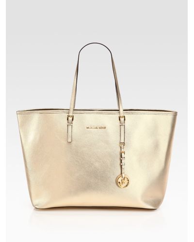 MK metallic tote