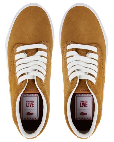 lacoste tan boots