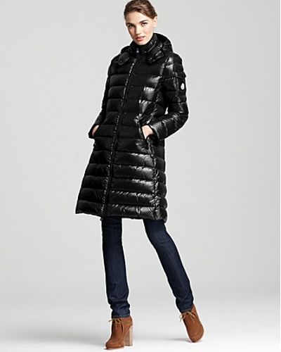 moka long down puffer coat
