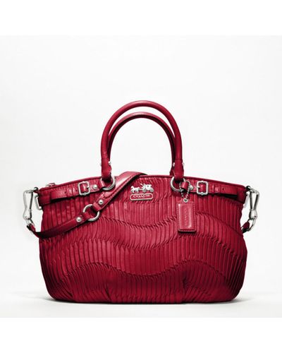 coach madison leather mini sophia satchel