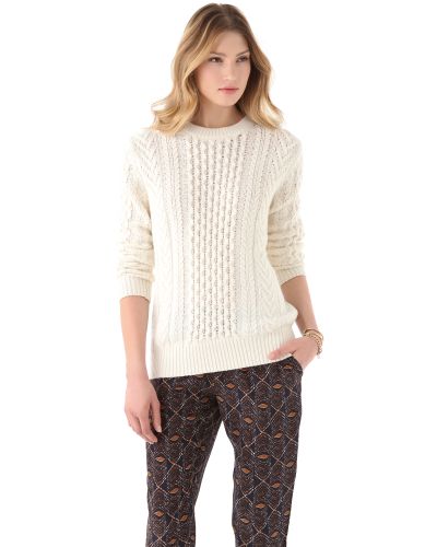 club monaco white sweater