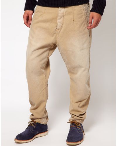 drop crotch chinos