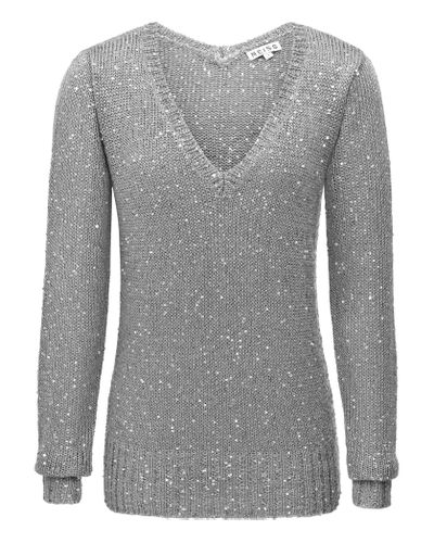silver sequin jumper