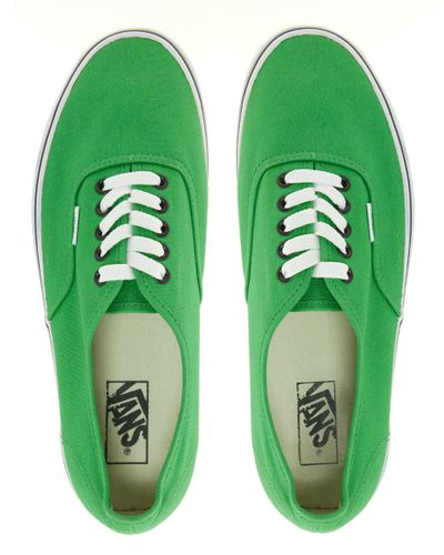 vans green laces