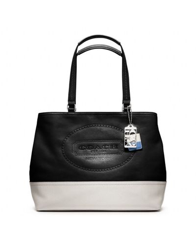 coach hamptons weekend tote