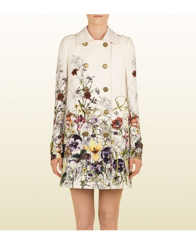 gucci flower coat