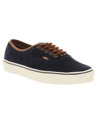 vans authentic peacoat